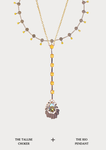The Tallise choker & Rio Pendant set