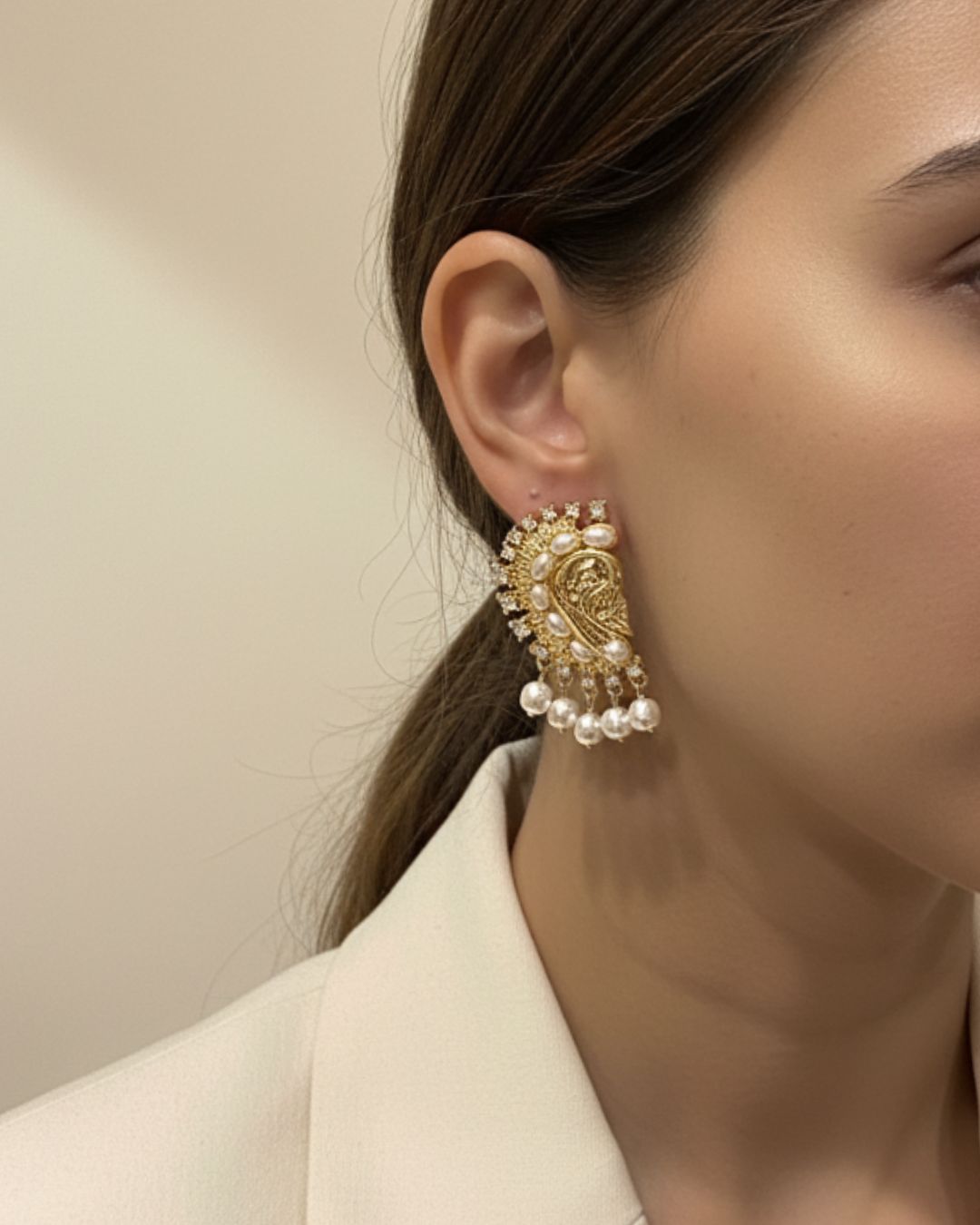 Pearl Paisley Dangler