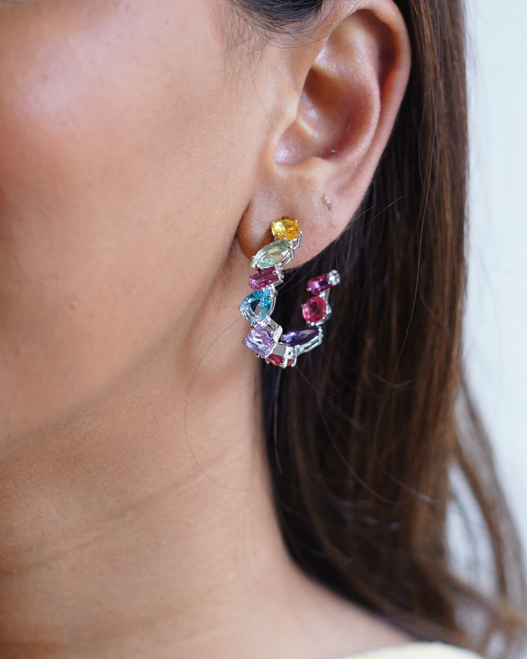 Chromatic Hoop Earrings