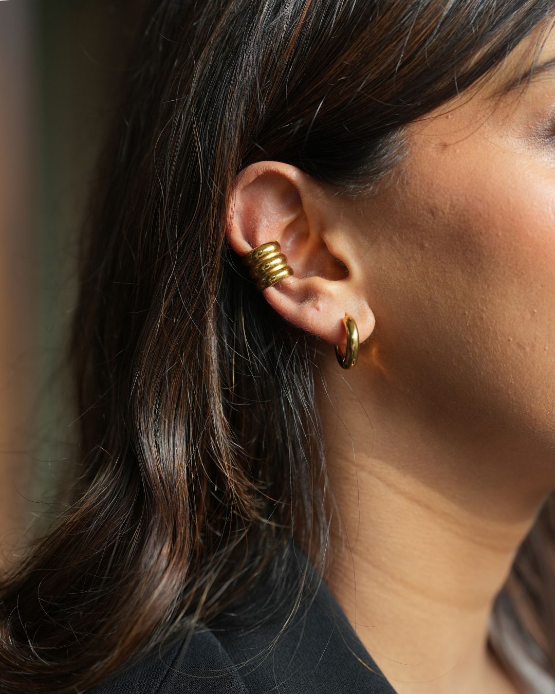 18 kt Gold Plated Celeste Wrap Earcuff