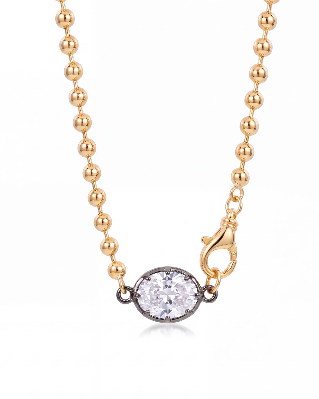 Facet Lock Necklace