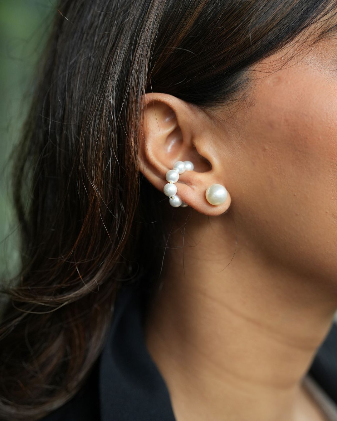 18 kt Gold Plated Lunea Pearl Earcuff