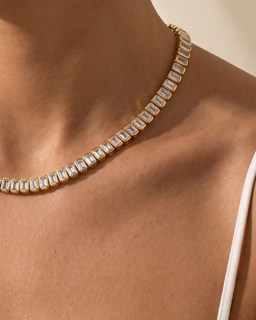 Keystone Tennis Necklace
