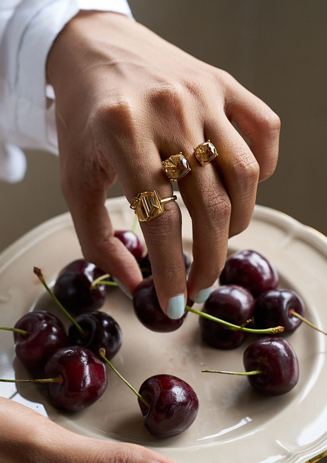 THE KALON RING & THE VELVET SAGE RING