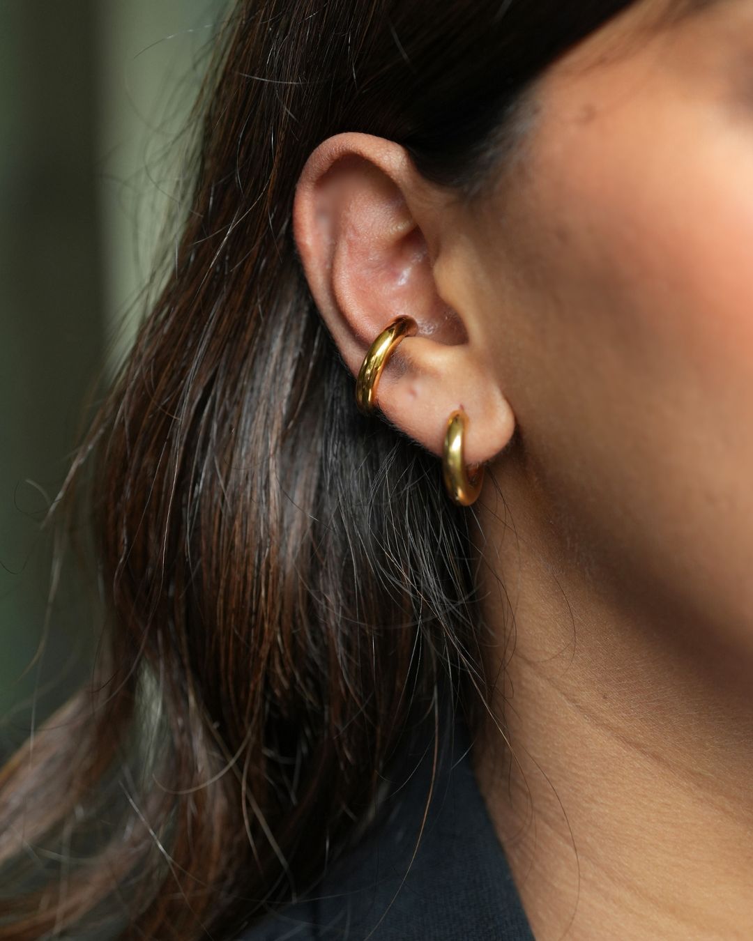 18 kt Gold Plated Rue Earcuff