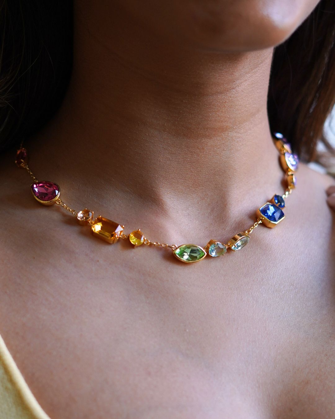 Prismatique Line Necklace