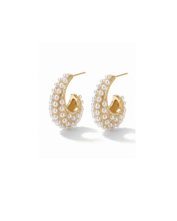 Pearl Middie Hoops