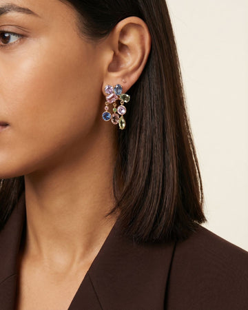 Chromatic Mosaic Detachable Earrings