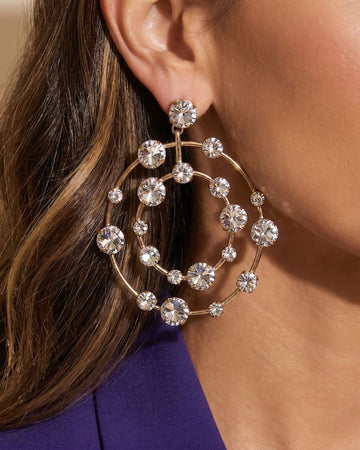Celestelle Orbit Clip on Earrings