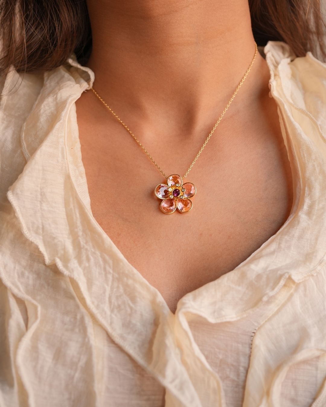Blush Bloom Pendant