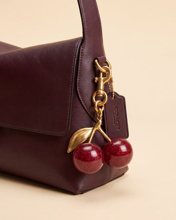 Cherry Bag Charm/ Key Ring