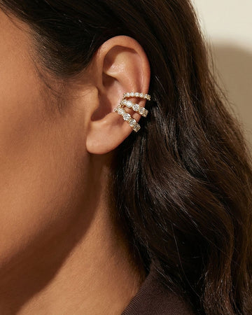 Gilded Coil Earcuff