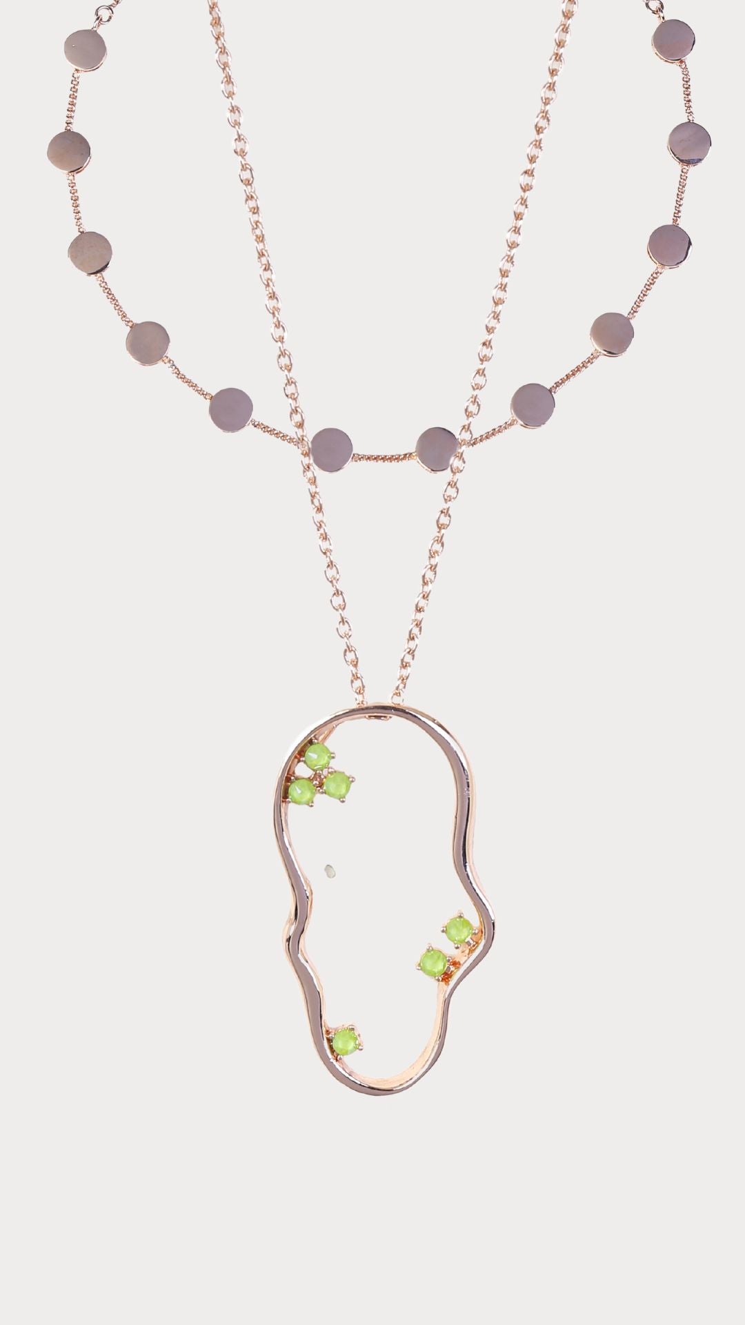 The Monroe choker & The Loire pendant set