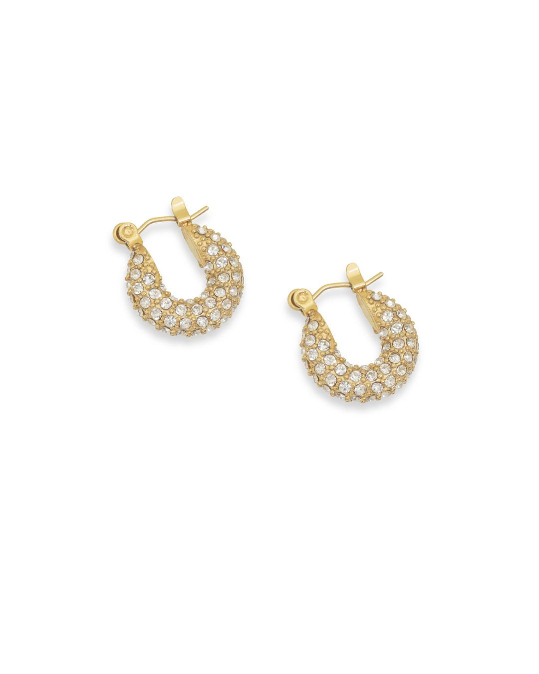 18 kt Gold Plated Pixie Hoops