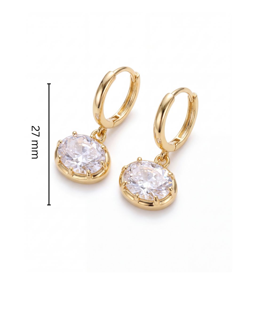 Facet Hoop Earrings