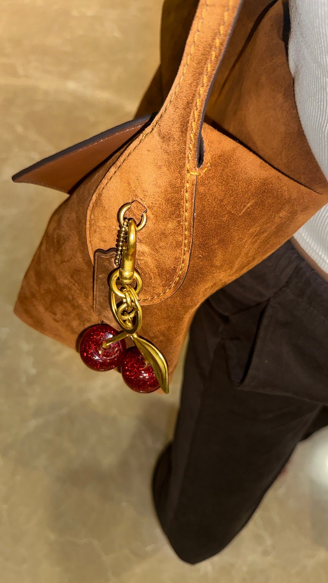 Cherry Bag Charm/ Key Ring