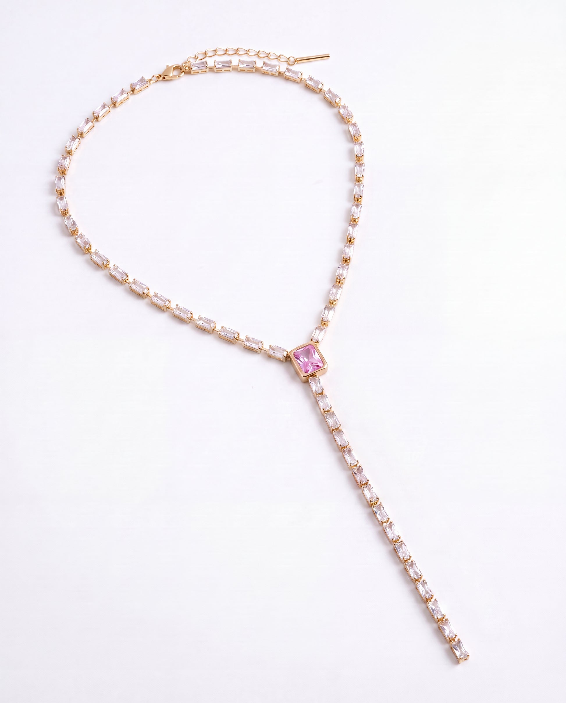 Lustre Line Necklace close-up of adjustable clasp