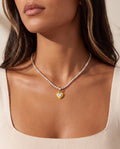 Cherie Pendant shown in an alternate enamel colourway