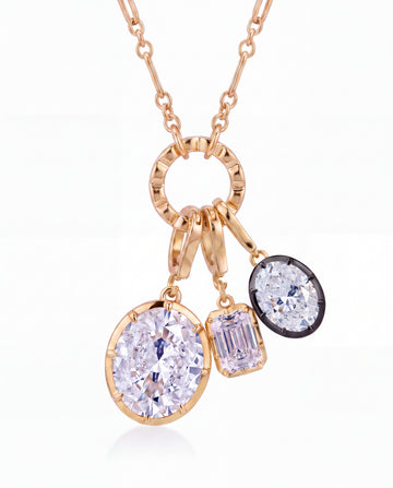 Facet Clip-On Pendant Charms