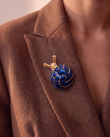 Snail Brooch