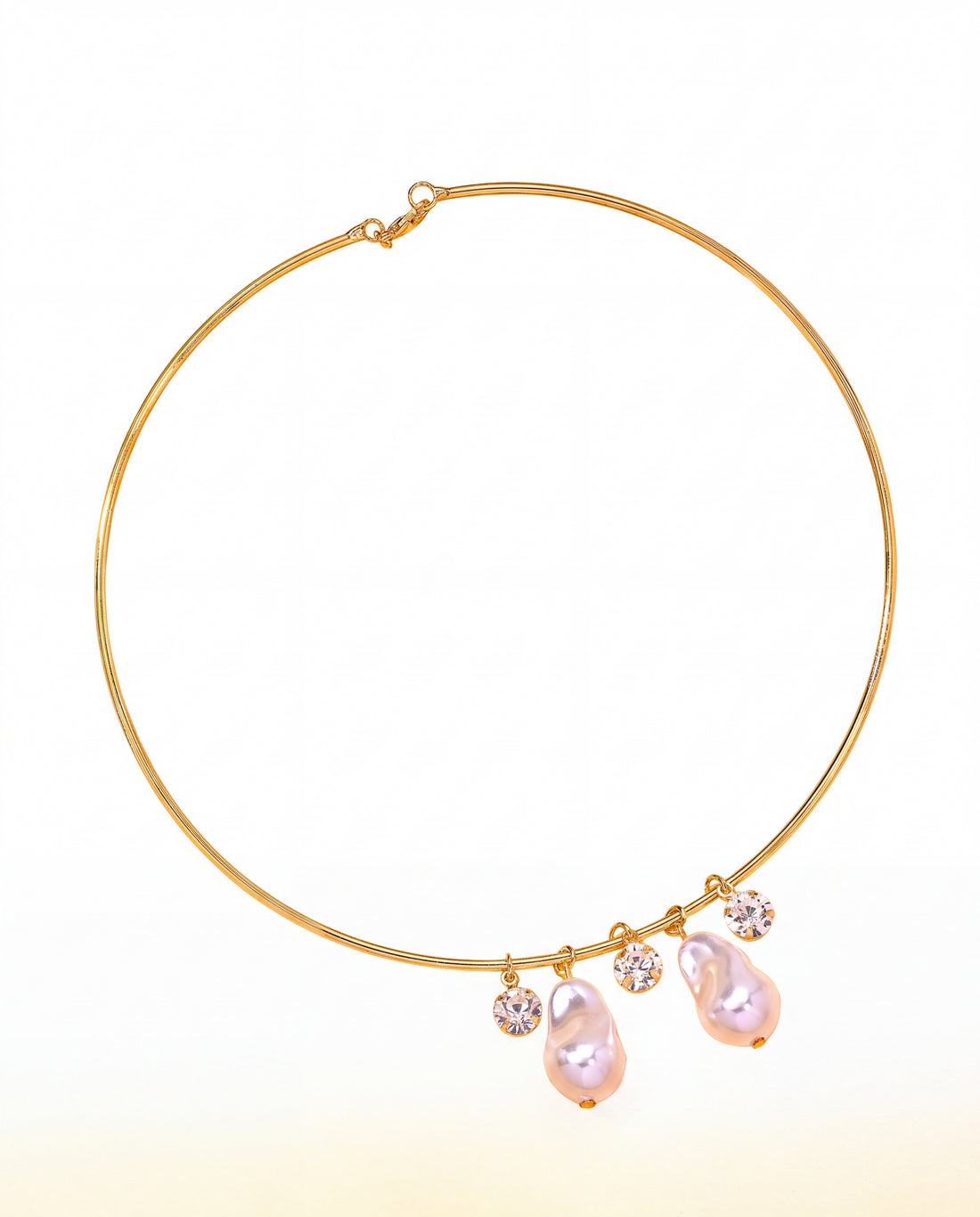 Perla Drop Collar Necklace