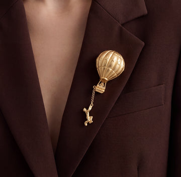 Hot Air Balloon Brooch