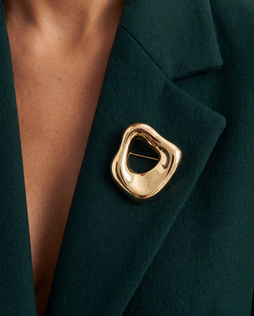 Sculpt Brooch