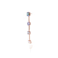 BLUE-LONG EARRINGS- HANGING EARRINGS-SWAROVSKI EARRING- SIMPLE EARRINGS - DESIGNER EARRINGS- COLORED EARRINGS - SWAROVSKI JEWELLERY- BLUE EARRING