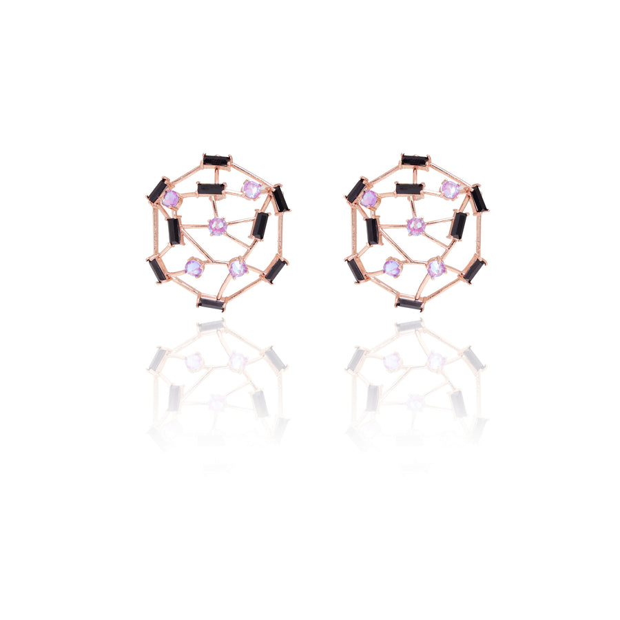 CANDY FLOSS - The pop coloured cage earrings